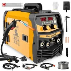 War Shark 325A Máquina Solda Inversora MMA+TIG+MIG 3 Em 1 Dispositivo Multifuncional Com Visor digital