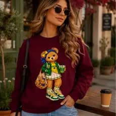 Blusa de Moletom Feminina Ursino   – Estilo Casual Premium  Confortável e Moderna Moda Tendência Inverno