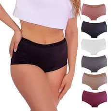 Kit Calcinhas Cueca Boxer Invisível Linea +algodão 008