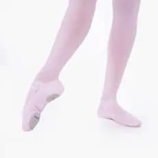 Sapatilha Ballet Meia Ponta Com Elástico Duplo X, Sapatilha Lona sola Dividida meia ponta, Do 24 ao 43