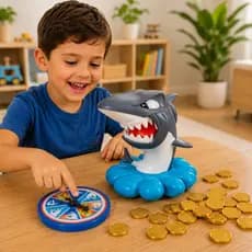 Jogo Tubarão Pirata Ataque Supresa Coloque as Moedas e Veja o Que Pode Acontecer Jogos Para Crianças