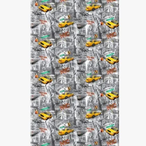 Cortina Banheiro Box Estampada Nylon Impermeavel Com Ganchos Resistente