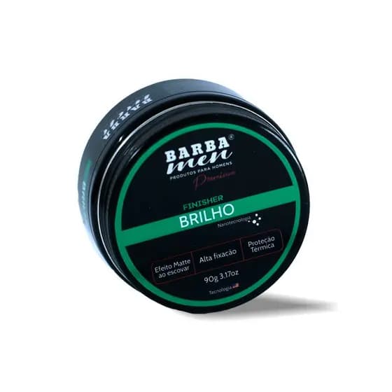 Pomada Modeladora Premium  com Proteção Térmica - Barba Men - 90g