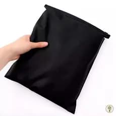 Kit 20 Unidades de Saco PRETO Fosco Armazenamento Para Roupa Acessórios