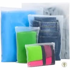 Kit 20 Unidades de Saco Zip Fosco Armazenamento Para Roupa
