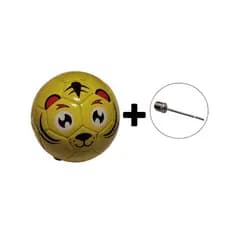 Bola De Futebol Pequena Criança Nº2 Estampada Animal + Pino 1/3/5