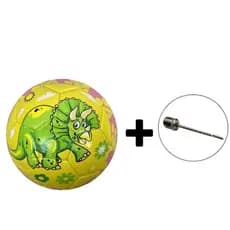 Bola De Futebol Pequena Criança Nº2 Estampada Dinossauro/Animal + Pino