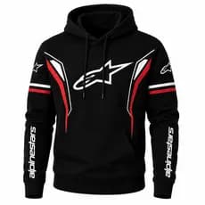 Exclusivo Blusa Alpinestars Unissex New Moletom Estampado Jaqueta Motoqueiro Agasalho Estiloso Casaco Grosso Flanelado