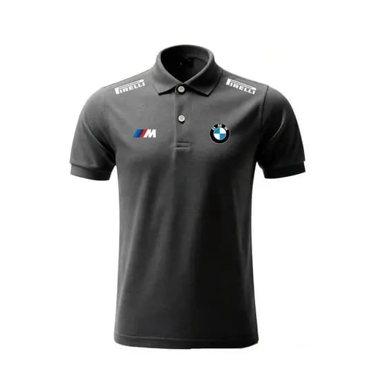 Camiseta Polo Masculina Camisa BMW pIRELLI Blusa Masculina Camiseta Automotiva