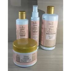 Kit Profissional Nutrição Tira Onda Mary Life Pós Química Hidratação Maciez e Brilho - 4 Itens
