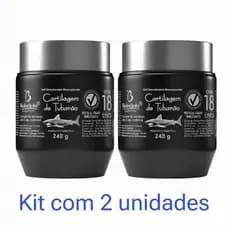 KIt Gel Desodorante Massageador Bio Instinto Cartilagem de Tubarão com 18 Ervas - 2 Unidades de 240g
