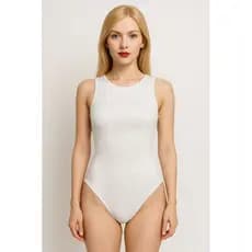 Body Feminino Suplex Brilho Moda Praia Carnaval Piscina Premium