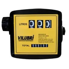 Medidor Mecânico Para Óleo Diesel 3 Digitos Vazão 120L/min Vilubri