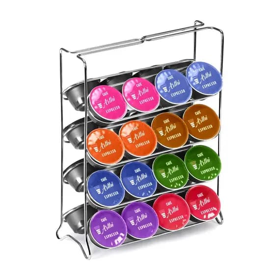 Suporte Porta 32 Cápsulas Café Compativel Capsulas Dolce Gusto Lindo Organizador De Cozinha
