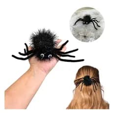 Tic Tac Presilha Clipes Enfeite De Cabelo Aranha Decoração Festa Halloween Dia das Bruxas