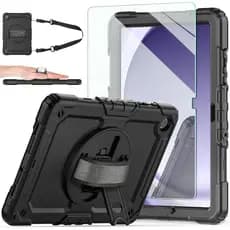 Capa 3 em 1 para Samsung Tab S6 Lite / Tab A11 Plus/A9 Plus（11"） Com Suporte 360°, Alça de Ombro, Proteção Anti-Queda