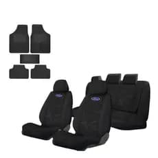 Capa De Banco Tecido Original + Tapete 5 PÇS New Fiesta Focus Ka Ranger Courier