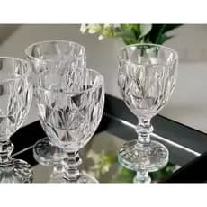 TAÇAS DIAMOND ELEGANCIA VIDRO 330/340ML ÂMBAR,TRANSPARENTE,FURTA COR