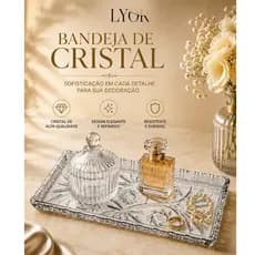 Travessa de Cristal para Servir Bolo, Rocambole, Torta e Doces – Dragon 34x15x2,5 cm | Lyor