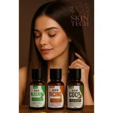 Kit Terapia Capilar Misturinha Belveg Óleo Coco, Óleo Rícino, Óleo Alecrin