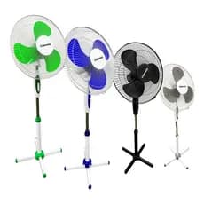 Ventilador de Chão/Pedestal Regulável 3 Vel. 110V - Super Silencioso para Casa e Escritório