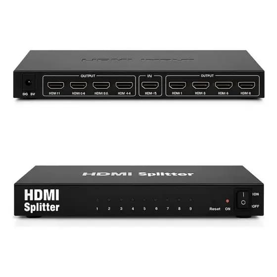 Divisor Splitter Hdmi 1x8 1 Entrada 8 Saídas Hdcp 4kx2k Apoapp