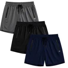 Bermuda Masculina Dry Fit Academia Fitness Com Bolso Zíper Treino Corrida Esportiva