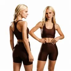 Top Fitness Feminino Poliamida Academia Treino Sustentação Alta Compressão Premium