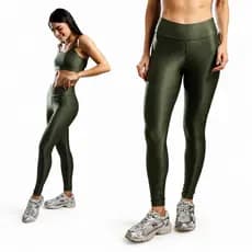 Legging Fitness Feminina Cintura Alta Poliamida Elastano Academia Treino Premium ESSENTIAL