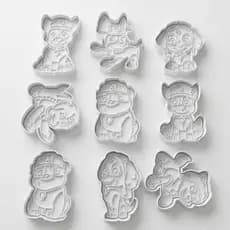 Kit 7 Moldes Patrulha Canina Para Massinha De Modelar