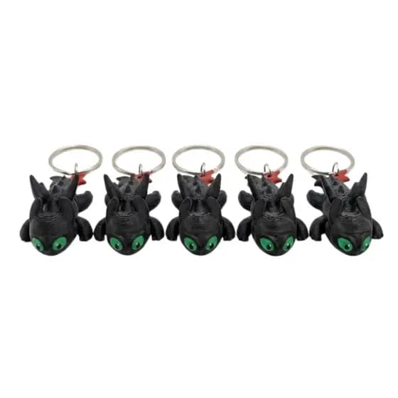 Kit 5 Chaveiros Banguela Como Treinar O Seu Dragão