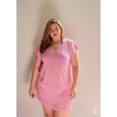 Saìda de Praia Plus Size Tricô Moda Praia Decote V Fenda Lateral Saìda de Banho Tamanho Grande Verão