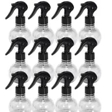 KIT 12 SPRAY BORRIFADORES PULVERIZADOR MINI BOLINHA 180ML FRASCO MULTIUSO