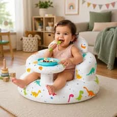 Sofá Insuflável Multifuncional Cadeira De Bebê Alimentando Brinquedos De Banho Para Crianças