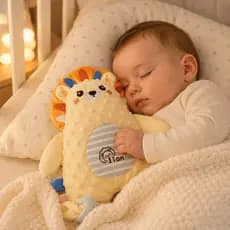 Naninha Pelúcia Sensorial Infantil Com Mordedor Para Bebe Brinquedo Macio Acalma Antiestresse