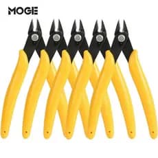 Kit 5 Alicates de Corte Micro Flush 5” | Precisão para Eletrônica | BOMVINK BOM-1617