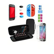 Kit Para Nintendo Switch 2 Case + Acrilico + Película + Grip