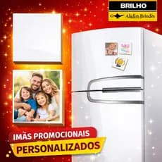 100 Azulejos 4,5x4,5cm com Imã para Sublimação Aladim Brindes Alta Qualidade Personalizável Promoção