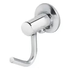 Porta Toalha Simples Gancho Cabide Banheiro Aço Inox Paradise Prateado