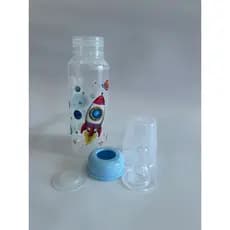 Mamadeira Decorada 240ml Murano | Bico de Silicone Redondo | Livre de BPA | Mamadeira divertida