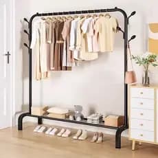 Varal de roupas dobrável para dormitório estudantil varanda armazenamento simples resfriamento varal de roupas