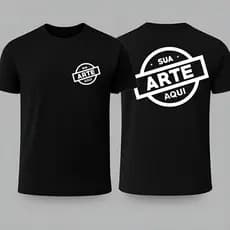 Camiseta Uniforme Personalizado Estampado Empresa Seu Logo Algodão