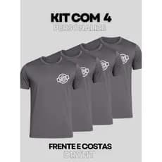 Kit 4 Camiseta Treino Personalizada Dry Fit Empresa Sua Arte Seu Logo Treino Academia 2