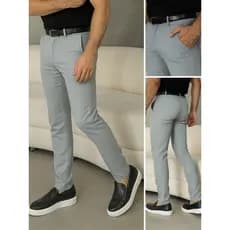 Calça Alfaiataria Masculina Calça Social Slim Premium Casual Estilo Com Elástico Acabamento Premium