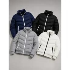 Jaqueta Bobojaco Masculina Puffer Casaco Agasalho Qualidade Premium Frio Inverno Bolso Ziper