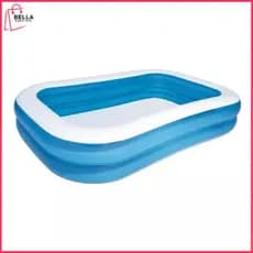Piscina Retangular Inflável Grande 778L – Prática, Resistente e Fácil de Montar diversão Garantida
