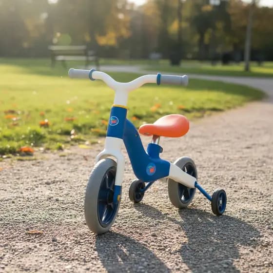 Bicicleta Infantil de Equilíbrio 2 em 1 com Rodinhas Removíveis perfeito Presente.