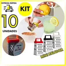 10/05/02 Mini Ralador 4 Faces Inox Queijo Chocolate Legumes Café Gourmet Casca Fruta Chá Cozinha Bar