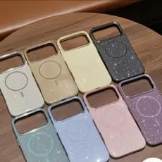 Capa Capinha Glitter Brilho com Magsafe IPhone 17 Air, 17 Pro e 17 Pro max
