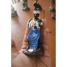 Imagem de Umbanda, Candomblé, Imagem de Orixás , Orixás Ogum , imagem 12ctm Artigo Religiosos